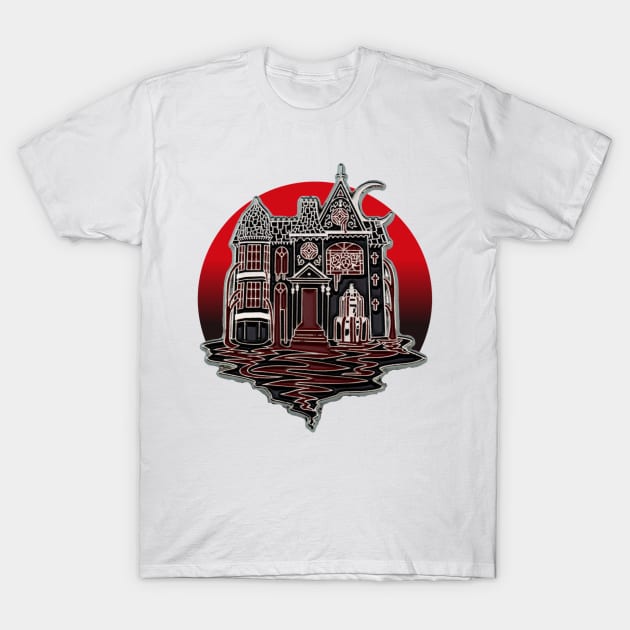 Haunted mansion in dome T-Shirt by Mkt design